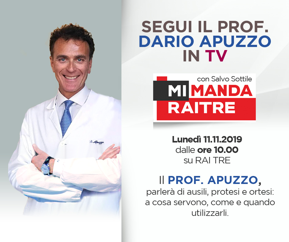 Segui il Prof.Dario Apuzzo in TV – Mi Manda Rai Tre – Lunedì 11.11.2019 dalle ore 10.00